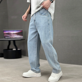 Men's Straight Leg Jeans – Relaxed Wide Fit Casual Denim