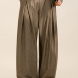 Men's Wide Leg Smart Casual Trousers – Modern Loose Fit