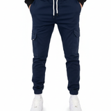 Men's Utility Cargo Trousers – Casual Multi Pocket Work Pants