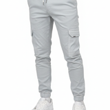 Men's Utility Cargo Trousers – Casual Multi Pocket Work Pants