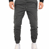 Men's Utility Cargo Trousers – Casual Multi Pocket Work Pants