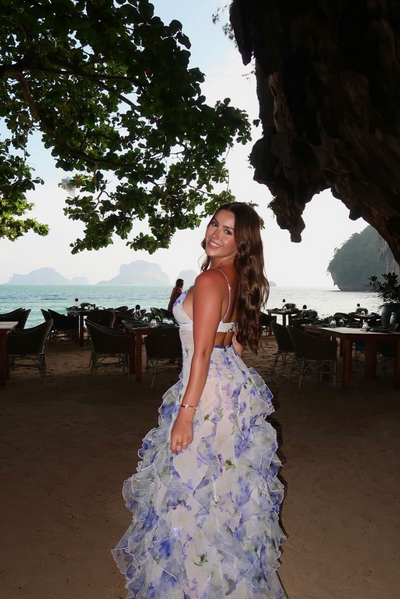 Evie™ | Soft Bloom Maxi Dress