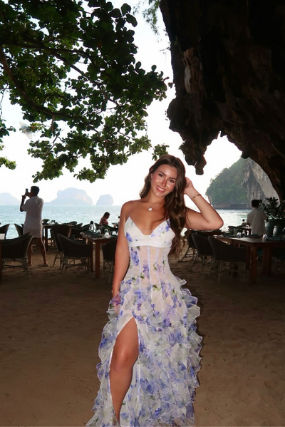 Evie™ | Soft Bloom Maxi Dress