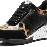 Wedge Lace-Up Sneakers | City-Ready Lift with Everyday Comfort