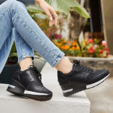 Wedge Lace-Up Sneakers | City-Ready Lift with Everyday Comfort