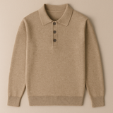 Premium Cashmere Polo | Luxurious Comfort, Timeless Style