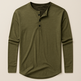 Men's Long Sleeve Cotton Polo | Classic Comfort & Timeless Style