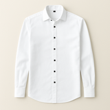 Men's Linen Shirt | Tailored Comfort with Contrast Button Style