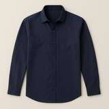 Men's Linen Shirt | Tailored Comfort with Contrast Button Style