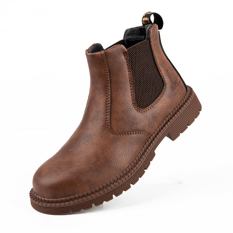 Men's Work Boots - Durable Protective Footwear for Long Days