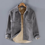 Men's Ribbed Knit Cardigan – Button-Front Warm Casual Style