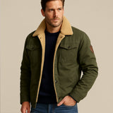 Men's Warm Fleece Lined Winter Coat | Ultimate Comfort & Classic Style
