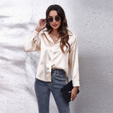 Satin Blouse Loose Fit | Luxurious Comfort, Timeless Elegance