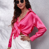 Satin Blouse Loose Fit | Luxurious Comfort, Timeless Elegance