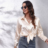 Satin Blouse Loose Fit | Luxurious Comfort, Timeless Elegance