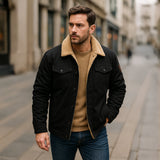 Men's Warm Fleece Lined Winter Coat | Ultimate Comfort & Classic Style