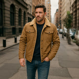 Men's Warm Fleece Lined Winter Coat | Ultimate Comfort & Classic Style