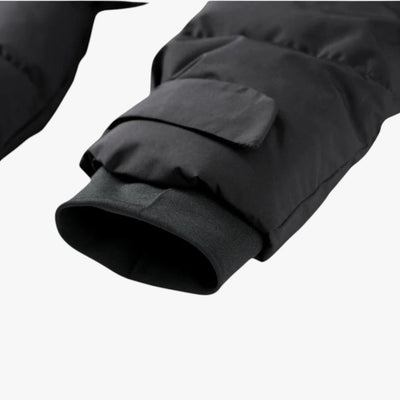 Belted Puffer Jacket Warm Quilted Coat with Waist Belt