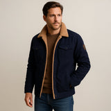 Men's Warm Fleece Lined Winter Coat | Ultimate Comfort & Classic Style