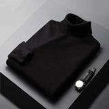 Men's Turtleneck Sweater – Roll Neck Knit for Winter