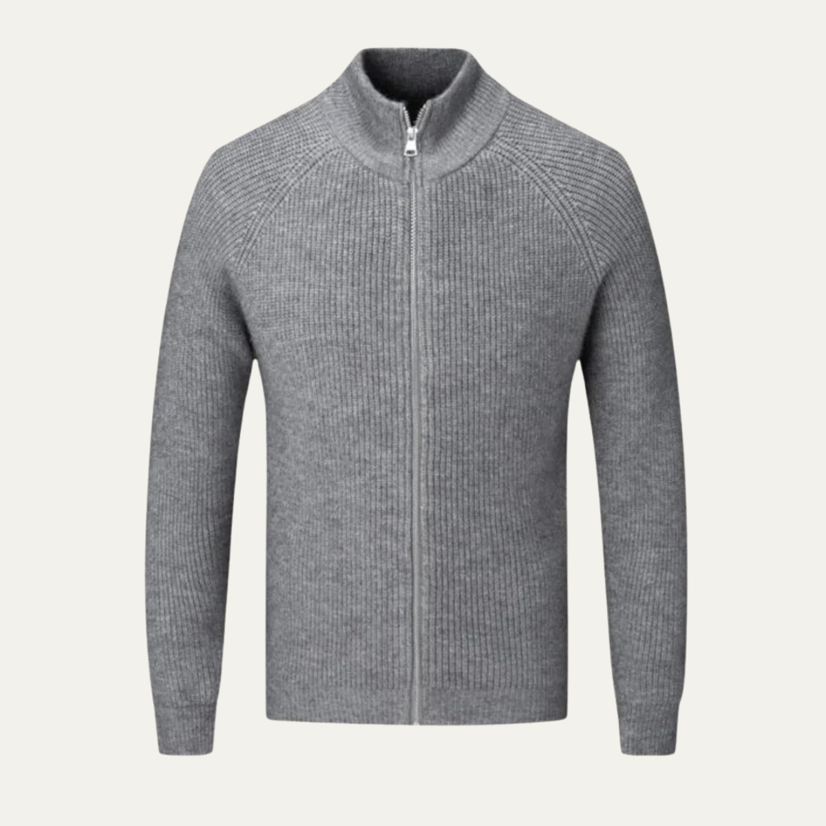 Men's Merino Wool Zip Up Cardigan | Premium Comfort, Timeless Style