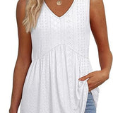Sleeveless Daily Top | Effortless Elegance for Every Day