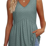 Sleeveless Daily Top | Effortless Elegance for Every Day