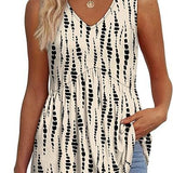 Sleeveless Daily Top | Effortless Elegance for Every Day