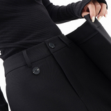 Baggy Trousers with Asymmetric Waistband | Relaxed Fit, Modern Style