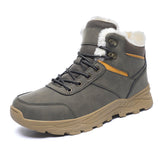 Men's Leather Winter Boots – Water-Resistant Cold Weather Boots