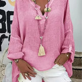 Oversized Lightweight Blouse | Effortless Chic for Any Season