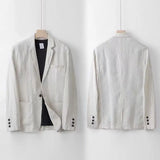 Men's Elegant Linen Two-Piece Set | Sophisticated Summer Style