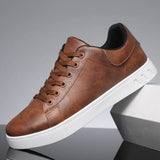 Men's Classic Leather Sneakers | Premium Comfort & Timeless Style