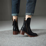 Women's Ankle Boots - Elegant Office to Evening Winter Style