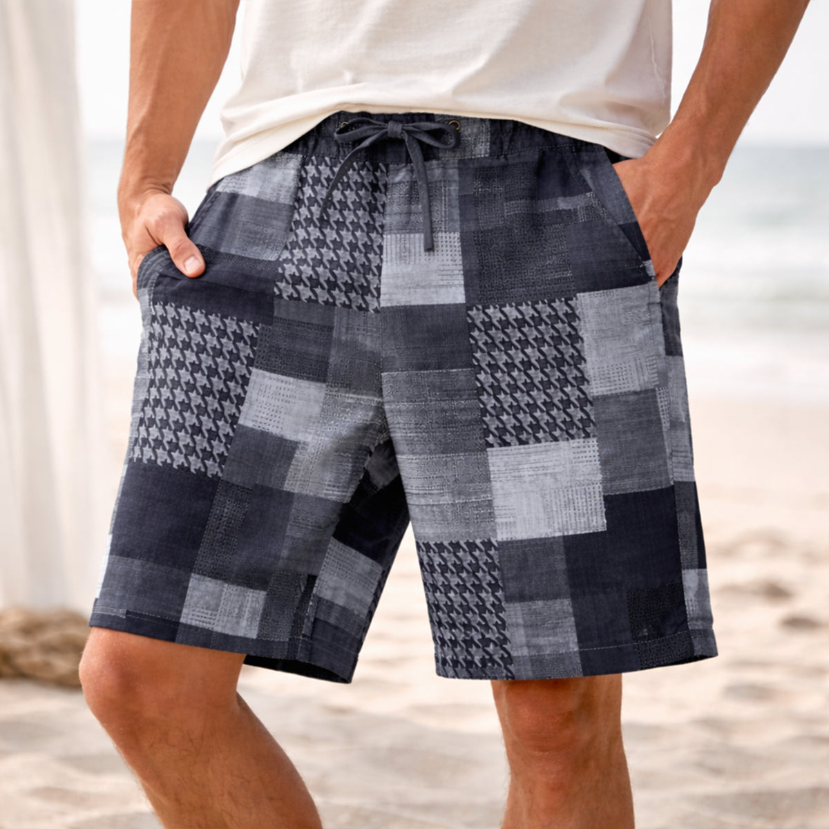 Men's Summer Drawstring Shorts | Colorful Comfort & Casual Style