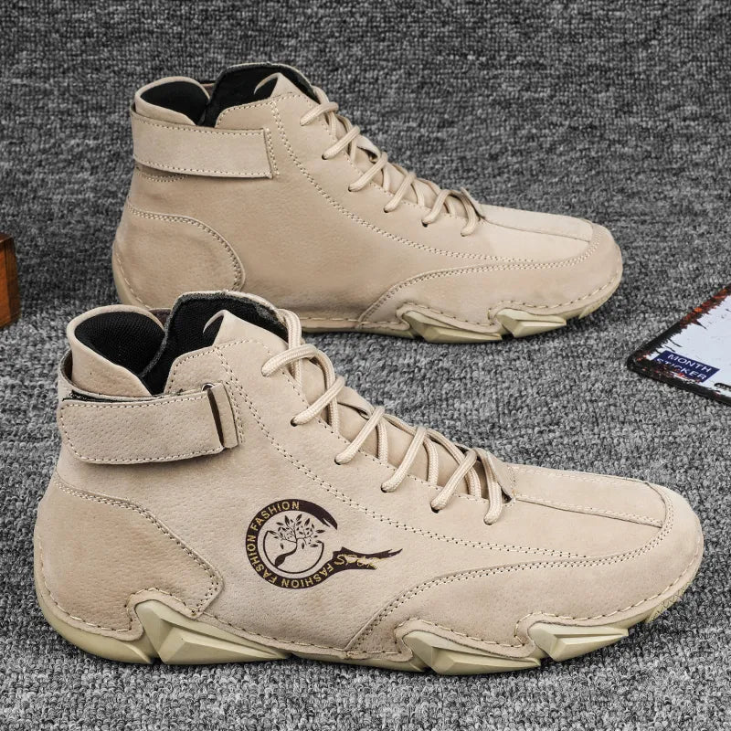 Men's Waterproof Leather Shoes - Smart Everyday Boots