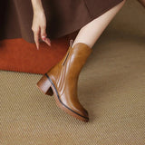 Women's Ankle Boots - Elegant Office to Evening Winter Style