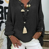 Oversized Lightweight Blouse | Effortless Chic for Any Season