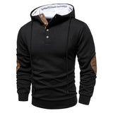Men's Hooded Sweater – Button Front Knit for Layering