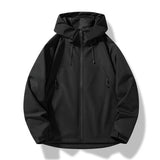 Men's Hooded Rain Jacket – Lightweight Water-Resistant