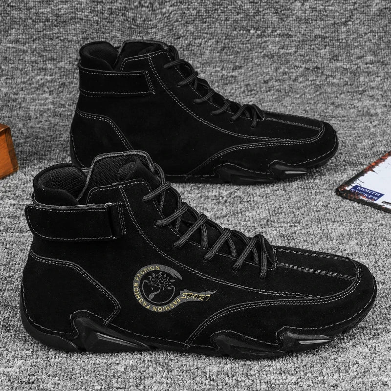 Men's Waterproof Leather Shoes - Smart Everyday Boots
