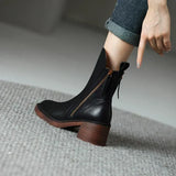 Women's Ankle Boots - Elegant Office to Evening Winter Style
