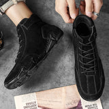 Men's Waterproof Leather Shoes - Smart Everyday Boots