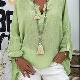 Oversized Lightweight Blouse | Effortless Chic for Any Season