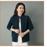 Women's Cable-Knit Zip Cardigan | Cozy Comfort Meets Effortless Style