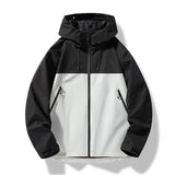 Men's Hooded Rain Jacket – Lightweight Water-Resistant