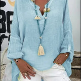 Oversized Lightweight Blouse | Effortless Chic for Any Season