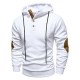 Men's Hooded Sweater – Button Front Knit for Layering