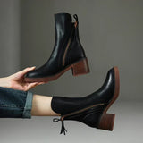 Women's Ankle Boots - Elegant Office to Evening Winter Style