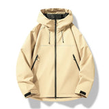 Men's Hooded Rain Jacket – Lightweight Water-Resistant